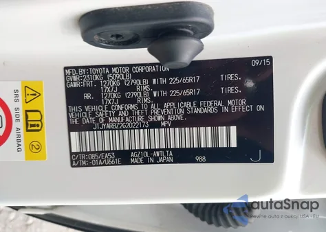 2016 Lexus Nx 200T из США, поврежденный, VIN JTJYARBZ2G2022173